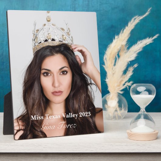 ページェント女王プラーク フォトプラーク (側面)