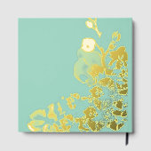 ページェント箔の蘭の王冠スクラップブック ゲストブック (裏面)