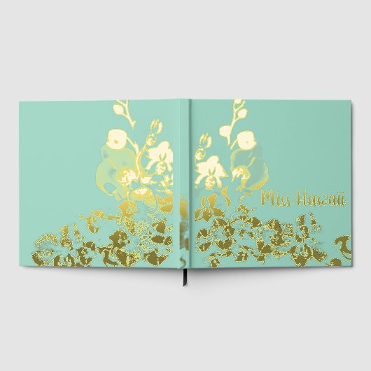 ページェント箔の蘭スクラップブック ゲストブック (全面)