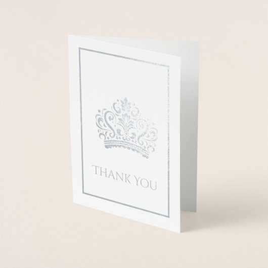 ページェント・クイーンクラウン 箔カード (正面)