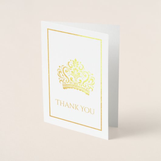 ページェント・クイーンクラウン 箔カード (正面)