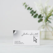 ページカール実在エステートブローカーの名刺 名刺 (スタンド正面)