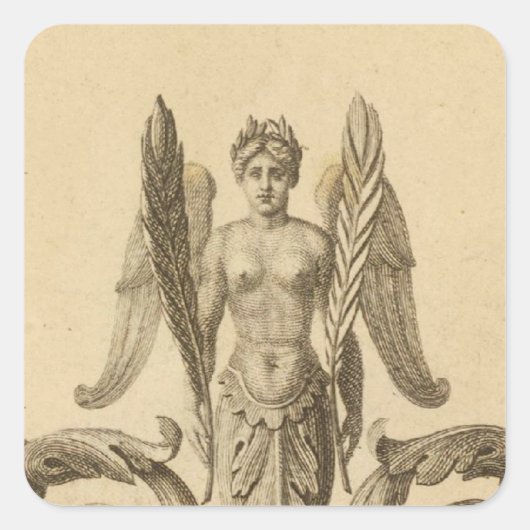 ページタイトルAtlas地理的、統計 スクエアシール (正面)