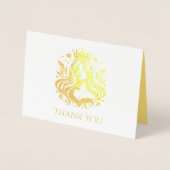 ページャントクイーンサンキューカード 箔カード (正面)