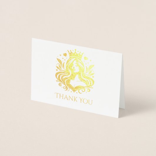 ページャントクイーンサンキューカード 箔カード (正面)