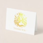 ページャントクイーンサンキューカード 箔カード (正面)