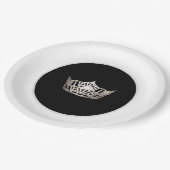 ページャントクラウンパーティー紙プレート ペーパープレート (アングル)