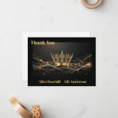 ページャントクラウンフラットサンキューカード ノートカード (正面/裏面インサイチュ)