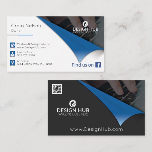 ページライタープロフェッショナル名刺を回す 名刺 (正面/裏面)