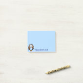 ページングDOCのフクロウ ポストイット (デスク上)