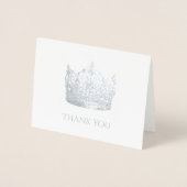 ページントクラウンサンキューカード 箔カード (正面)