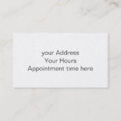 ページントクラウンリソカスタマイズビジネスカード 予約カード (裏面)