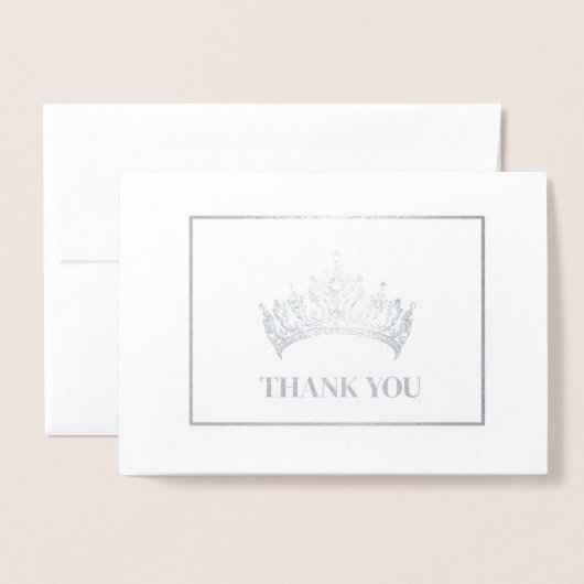 ページントクラウン 箔カード (封筒付き正面)