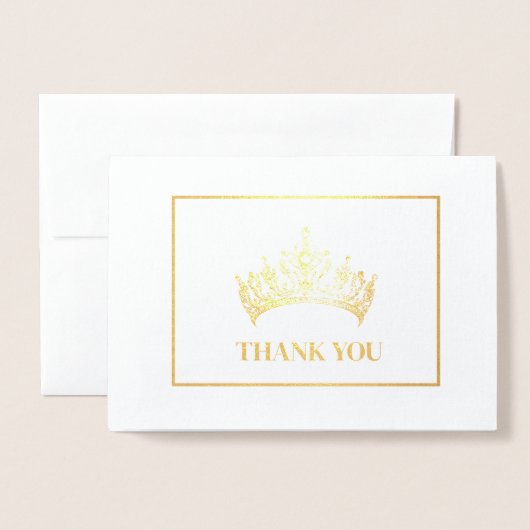 ページントクラウン 箔カード (封筒付き正面)