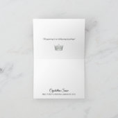 ページントサンキューカード |写真で個人用に設定 サンキューカード (内部)