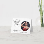 ページントサンキューカード |写真で個人用に設定 サンキューカード (正面)