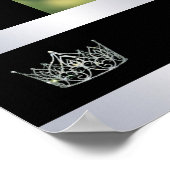 ページントドアポスター | オニックスシャインカスタムフォト ポスター (角)