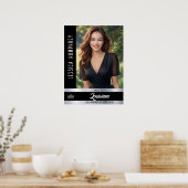 ページントドアポスター | オニックスシャインカスタムフォト ポスター (キッチン)