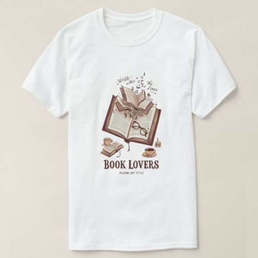 ページ内の世界 Tシャツ (デザイン正面)