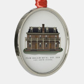 ページ歩行者のホテルCaryのNCの記念するオーナメント メタルオーナメント (右)