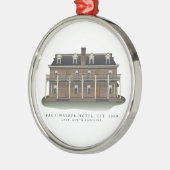 ページ歩行者のホテルCaryのNCの記念するオーナメント メタルオーナメント (左)