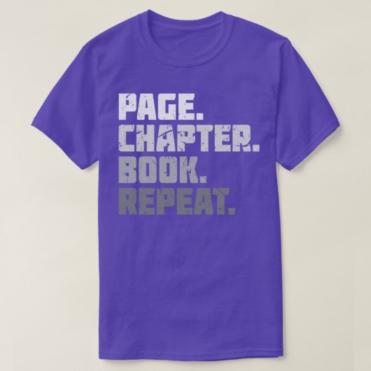 ページ章ブックラバー読ズ Tシャツ (デザイン正面)