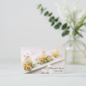 ペーストリー作りの職人の名刺 名刺 (スタンド正面)