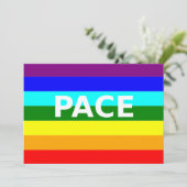 ペースフラッグイタリアン招待状 招待状 (スタンド正面)