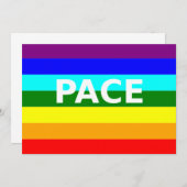 ペースフラッグイタリアン招待状 招待状 (正面/裏面)