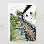 ペースホ来ーム 招待状 (正面/裏面)