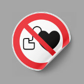 ペースメーカーレーベルなし シール