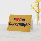 ペースメーカーTシャツ |贈り物の受け取り カード (黄色い花)