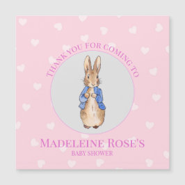 ペーターのパーソナライズウサギの赤ちゃんシャワーありがとう