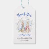 ペーターアンドフロプスバニー誕生日ギフトラベル ギフトタグ (正面)