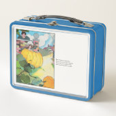 ペーターカボチャ食い母ガチョウ子供部屋韻 メタルランチボックス (正面)