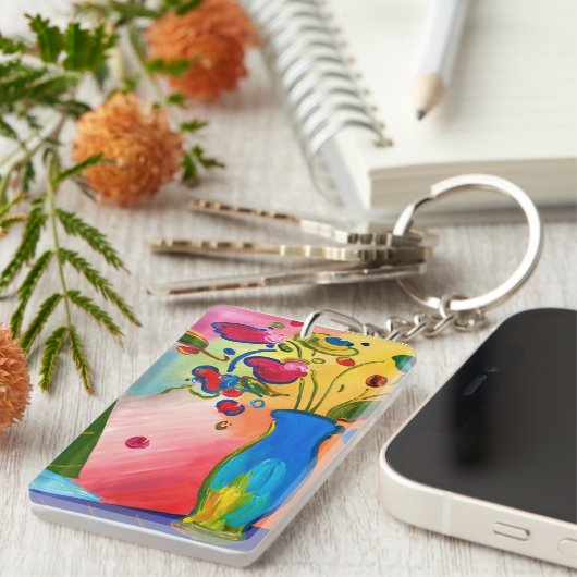 ペーターカラフルの最大キインスパイアーチェイン キーホルダー (正面右)