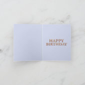 ペーターザラビットとドーナツテーマハッピーバースデー カード (内部)