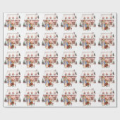 ペーターザラビットクリスマス小妖精や小人スノーウィーキャンディーショップ ラッピングペーパー (フラット)