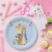 ペーターザラビットジェミマファースト誕生日 ペーパープレート (パーティー)