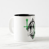 ペータースティーレタイプOネガティブキングハートマグ ツートーンマグカップ (正面左)