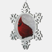 ペータースノーフレークオーナメント スノーフレークピューターオーナメント (右)