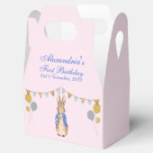 ペーターパーソナライズザラビットファースト誕生日 フェイバーボックス (オープン)