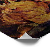 ペーターポールルーベンス – タイガーとライオンの狩り ポスター (角)