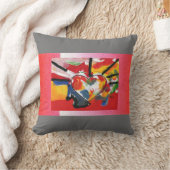 ペーターマックススタイルアートワークAmerican MoJo Pillow クッション (ブランケット)