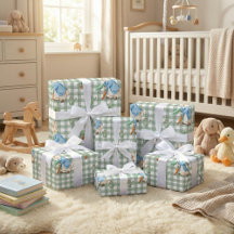 ペーターラビットインスパイアラッピング紙水色