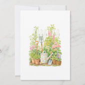 ペーターラビットガーデンベイビーシャワー サンキューカード (裏面)