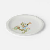 ペーターラビットガーデンベイビーシャワー ペーパープレート (アングル)