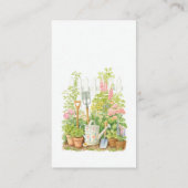 ペーターラビットガーデンベビーシャワーおむつラッフル エンクロージャーカード (裏面)