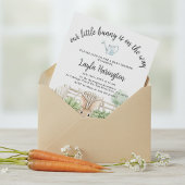 ペーターラビットキャベツパッチ野菜ベビーシャワー 招待状