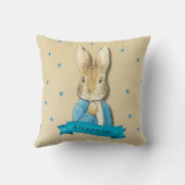 ペーターラビットキャロツアンドスターズボーイカスタム クッション (裏面)